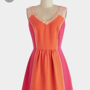 Modcloth Bright Talent Dress